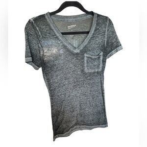Arizona Jean Company Sheer V-Neck T-Shirt - Size XS